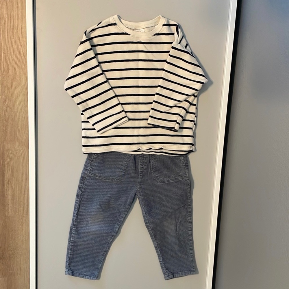 Zara pant and shirts